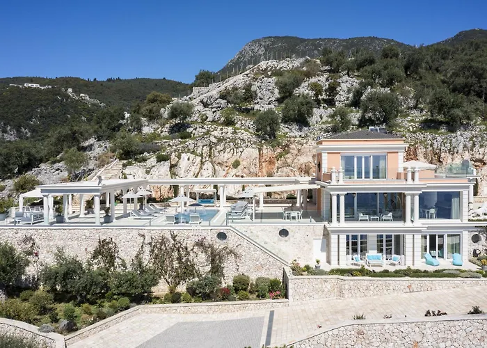 Monte Leone By Konnect With Pool, Hot Tub, & Stunning Seaview Pyrgi (Corfu)